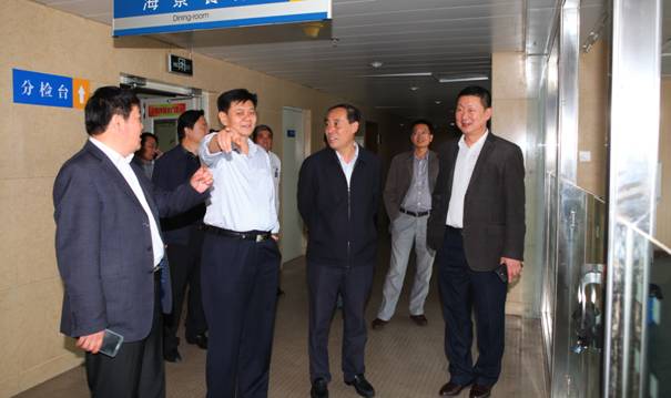 省卫计委副主任宋新强来院视察工作